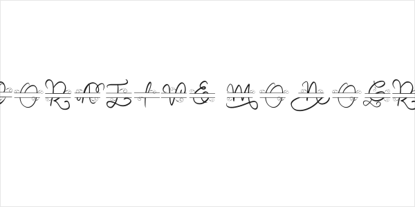 Decorative Monogram Logo