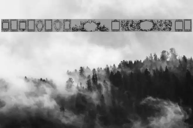 Decorative Ornamental Schriftart examples