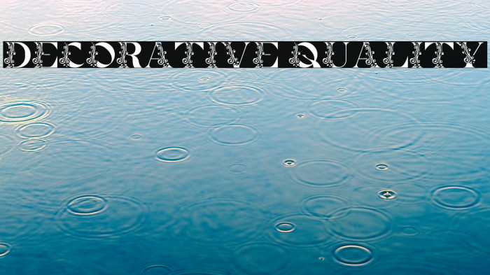 Decorative Quality Example 1