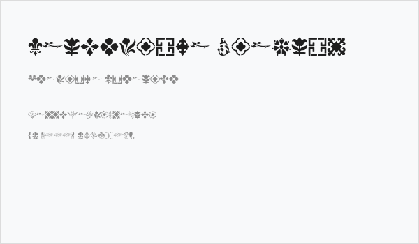 Decorative Stencil Business Card