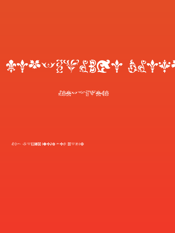 Decorative Stencil Poster