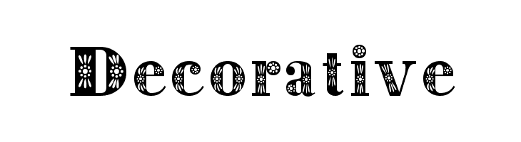 What Is A Decorative Font