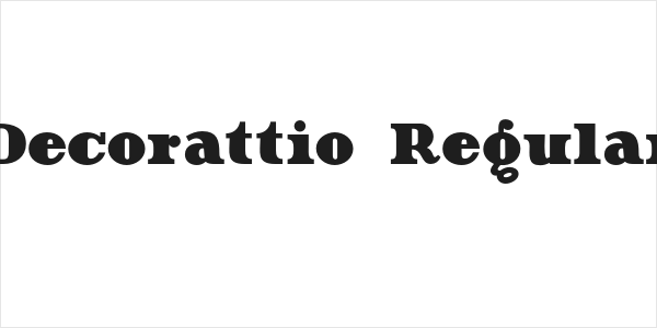 Decorattio Regular Logo