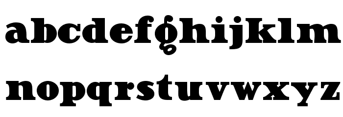 Decorattio Regular Font LOWERCASE