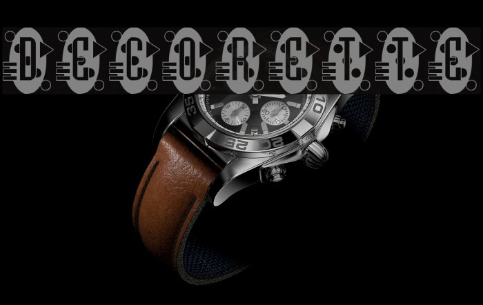 Decorette Font examples