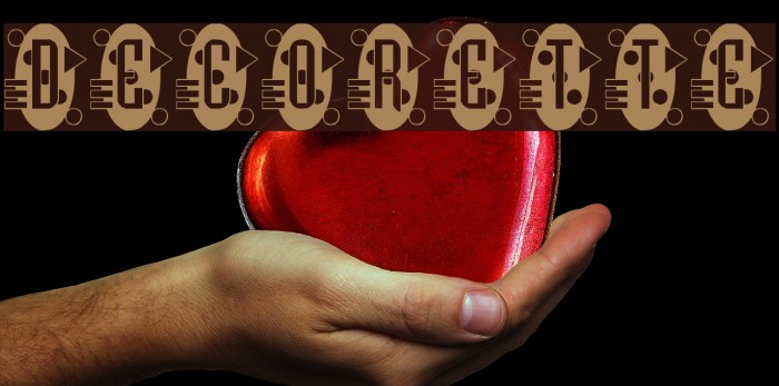 Decorette Font examples