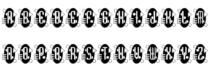 Decorette Font LOWERCASE