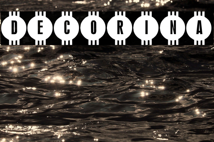 Decorina Font examples