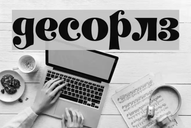 Decorlz Font examples