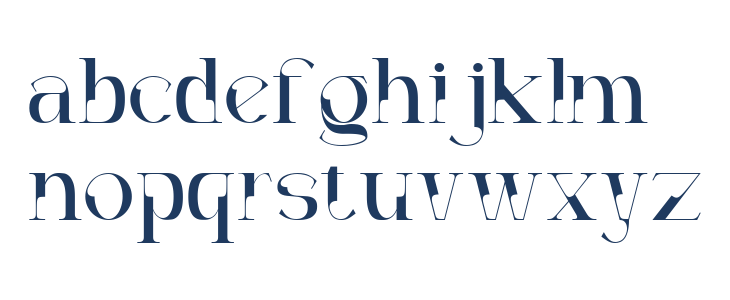Decoslice Regular Lowercase