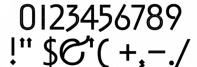 Decovar Alpha Regular24 Font OTHER CHARS