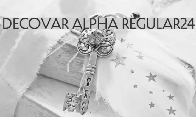 Decovar Alpha Regular24 Example 2