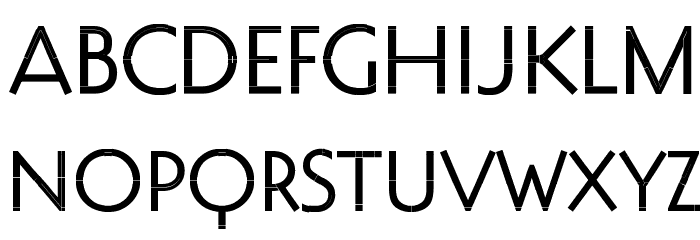 Decovar Alpha Regular24 Font LOWERCASE