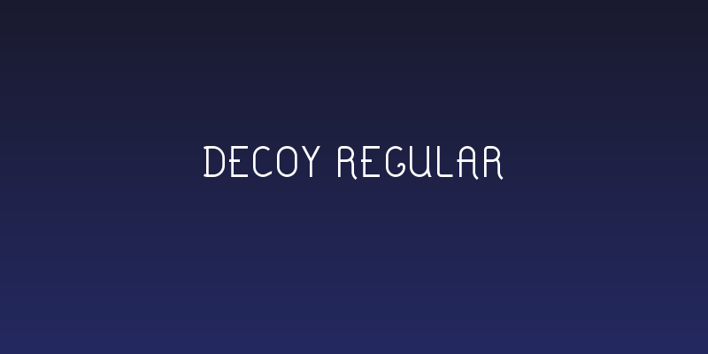 Decoy Regular Social Header