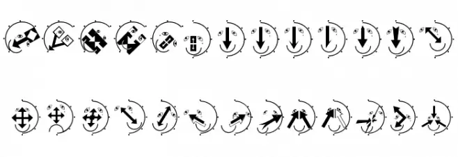 Decreations 字体 大写