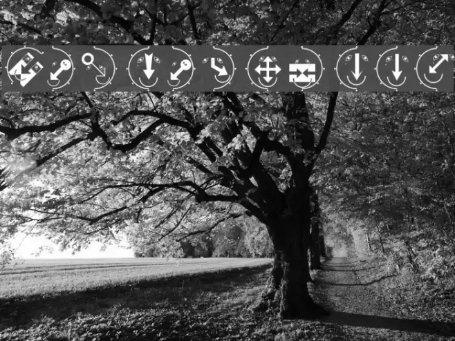 Decreations Font examples