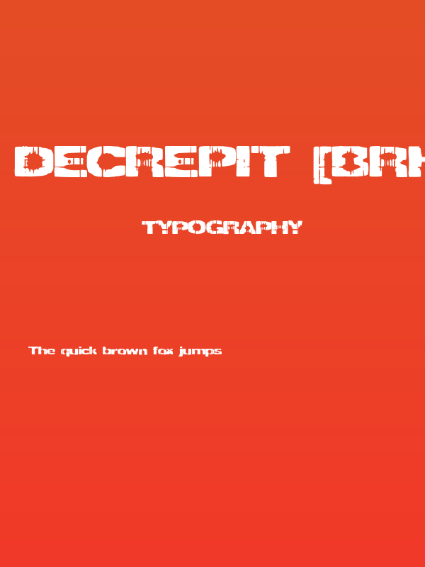 Decrepit [BRK] Poster