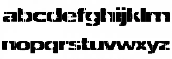 Decrepit [BRK] Polices MINUSCULES