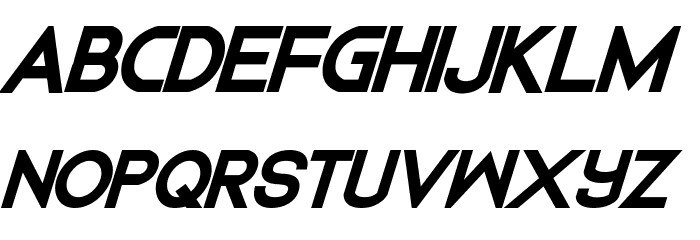 Dedecus Bold Italic Font LOWERCASE