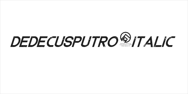 DedecusPutro-Italic Logo