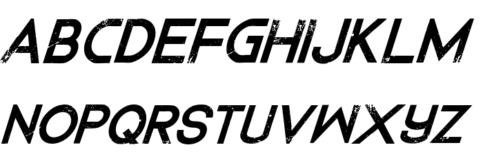 DedecusPutro-Italic Font LOWERCASE