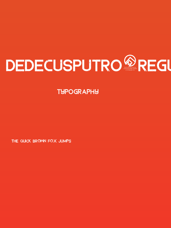 DedecusPutro-Regular Poster