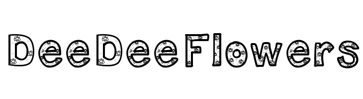 DeeDeeFlowers Font