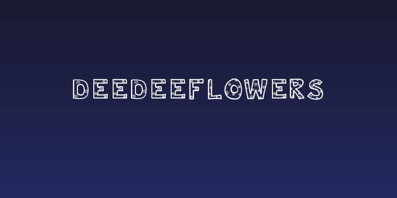 DeeDeeFlowers Social Header