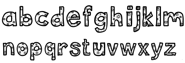 DeeDeeFlowers Font LOWERCASE