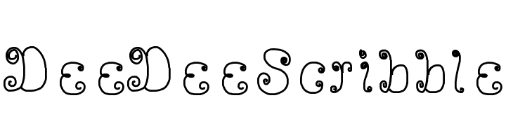 DeeDeeScribble Font