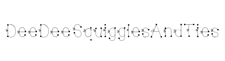 DeeDeeSquigglesAndTies  Descarca Fonturi Gratis