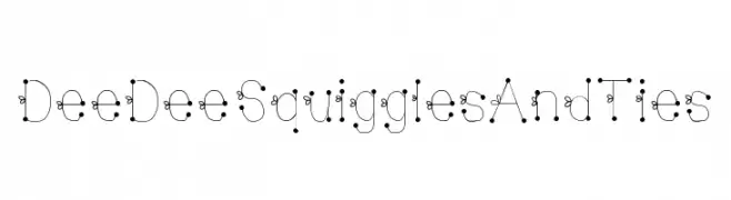 DeeDeeSquigglesAndTies  Frei Schriftart Herunterladen