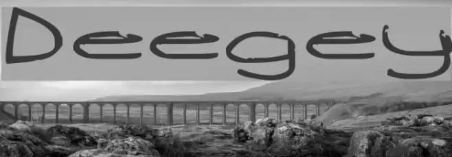 Deegey Font examples