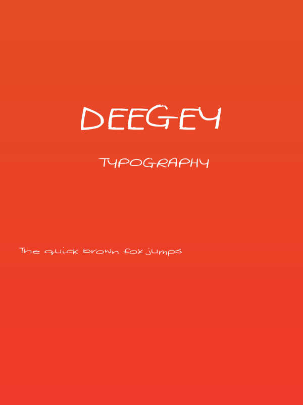 Deegey Poster