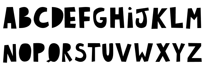 Deejah Font LOWERCASE