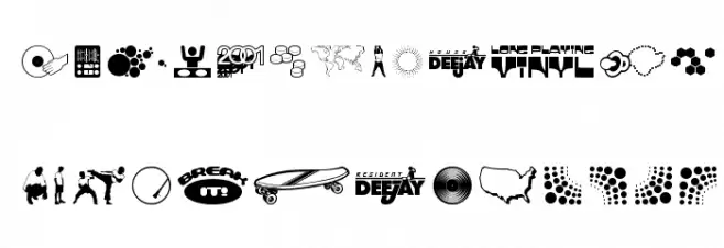 Deejay Supreme Fonte MAIÚSCULAS