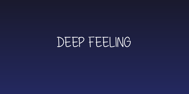 Deep Feeling Social Header