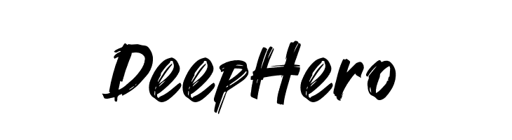 Deep Hero  font caratteri gratis