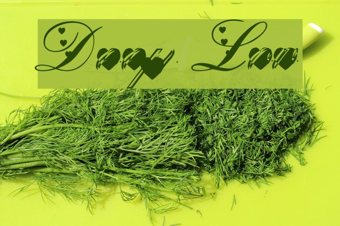 Deep Lov Font examples