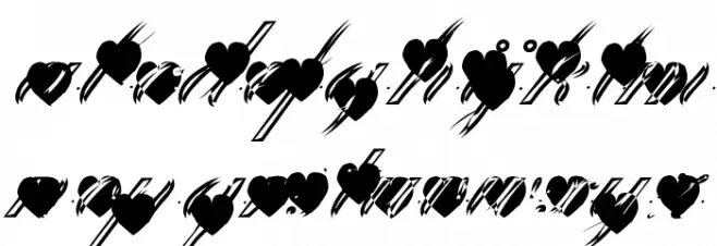 Deep Lov फ़ॉन्ट लोअरकेस