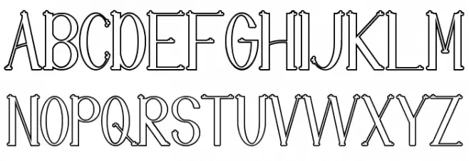 Deep Session Demo Outline Font OTHER CHARS