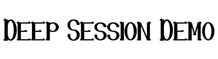 Deep Session Demo  Frei Schriftart Herunterladen