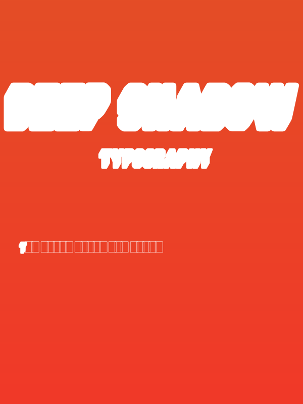 Deep Shadow Under Poster