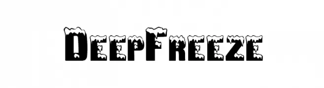 DeepFreeze  Frei Schriftart Herunterladen