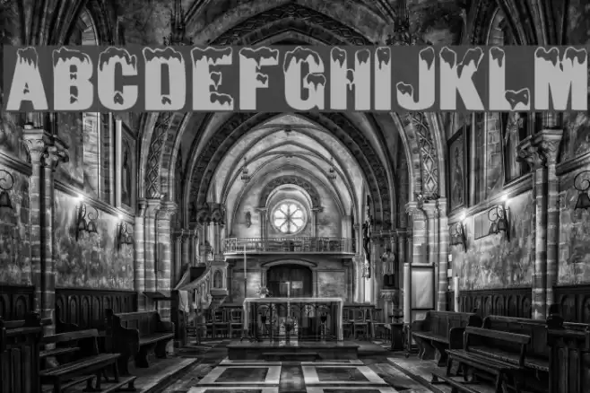 DeepFreeze Font examples