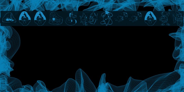 DeepSwimmers Font examples