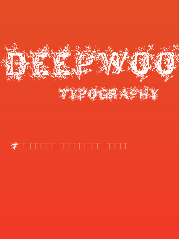 DeepWoodsInitials Poster