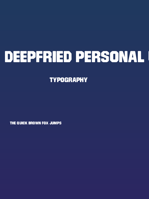 Deepfried PERSONAL USE ONLY! Poster