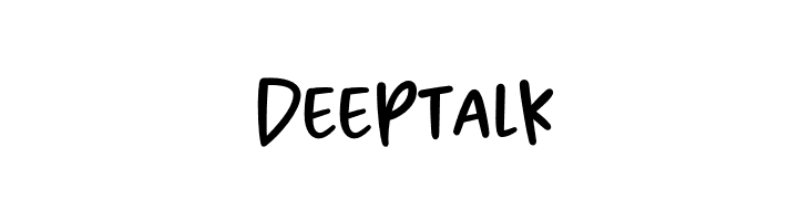 Deeptalk Font