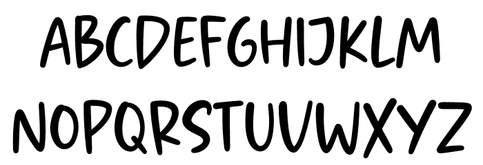 Deeptalk Font UPPERCASE